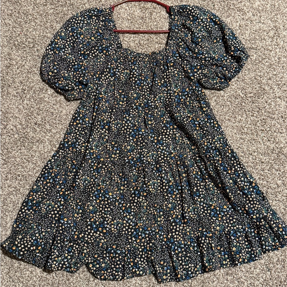Wild Fable Black Floral Dress